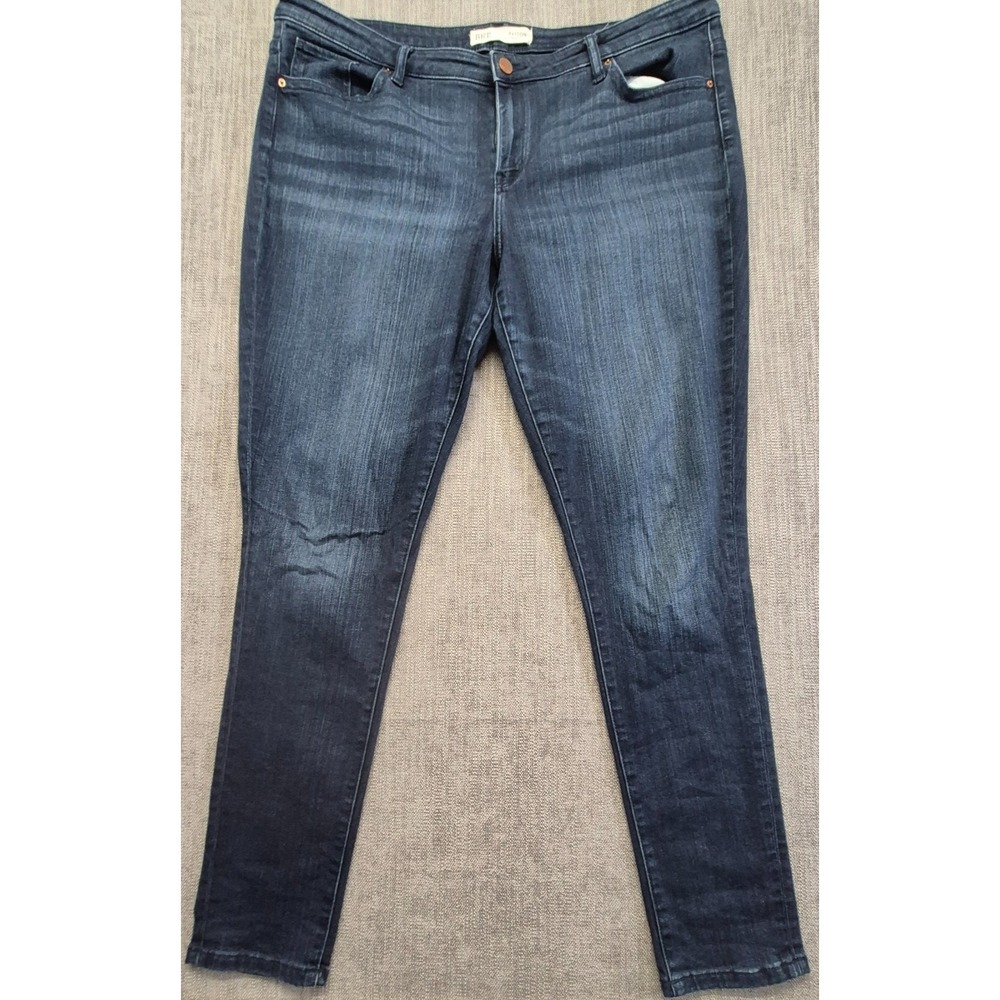 BKE Payton Jeans men's universal fit mid rise skinny denim stretch 38x31.5 blue